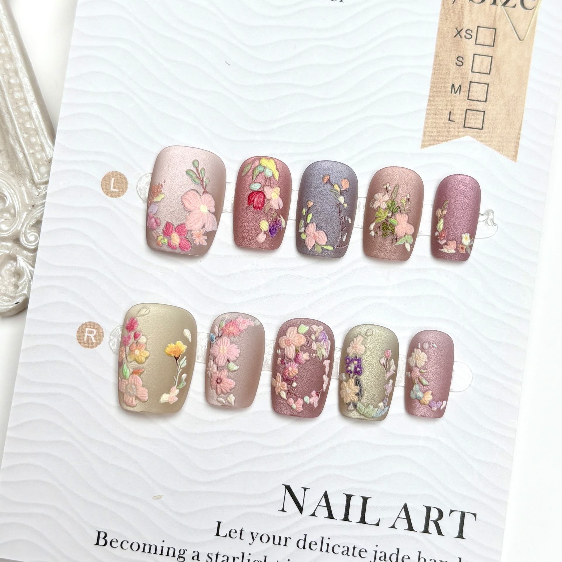 Matte Niche Vintage Nail Art Stickers