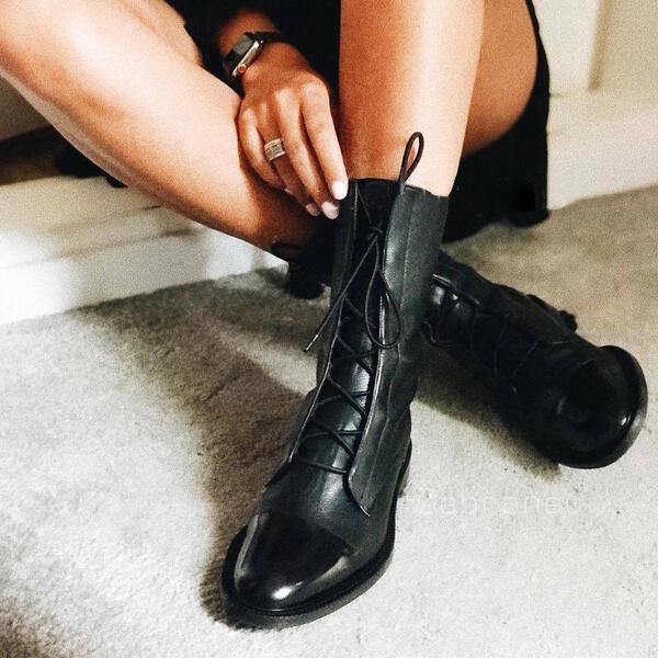 Womens High-top Fleece-lined Dr Martens-style Boots For Fall And Winter