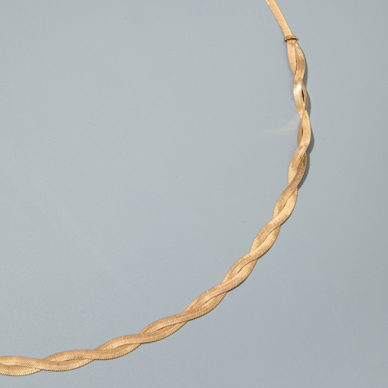 Metallic Sequin Snake-chain Waist Belt Fashionable