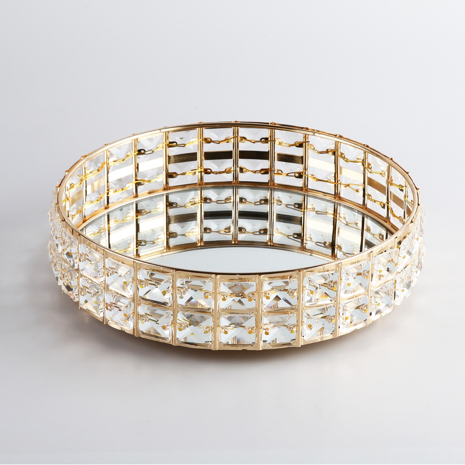 Round Glass Storage Tray