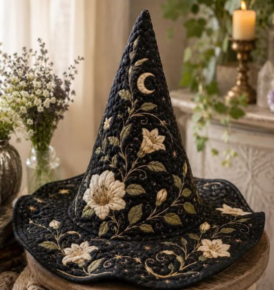 Quilted Witch Hat Magic Hat