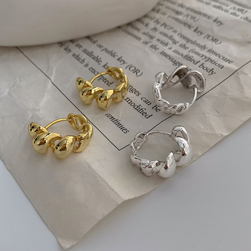 Bread Pattern Ear Ring Female Special-interest Design Trend