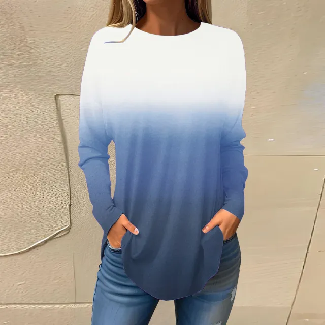 Women's Versatile Long Sleeve T shirt Personalized Street Style Loose Print G67Z1984 Xxl - Shop at LoveMi