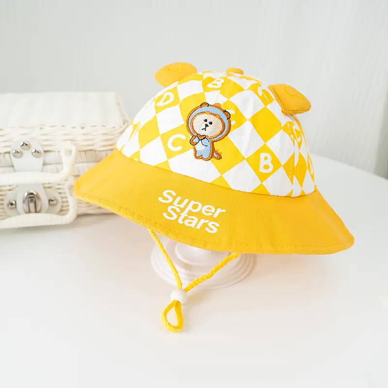 Bucket Hat Baby Spring And Autumn Thin Summer Child Sun-proof Sun Protection Sun Hat