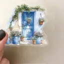 PET Transparent Garden Cottage Decorative Stickers view 5