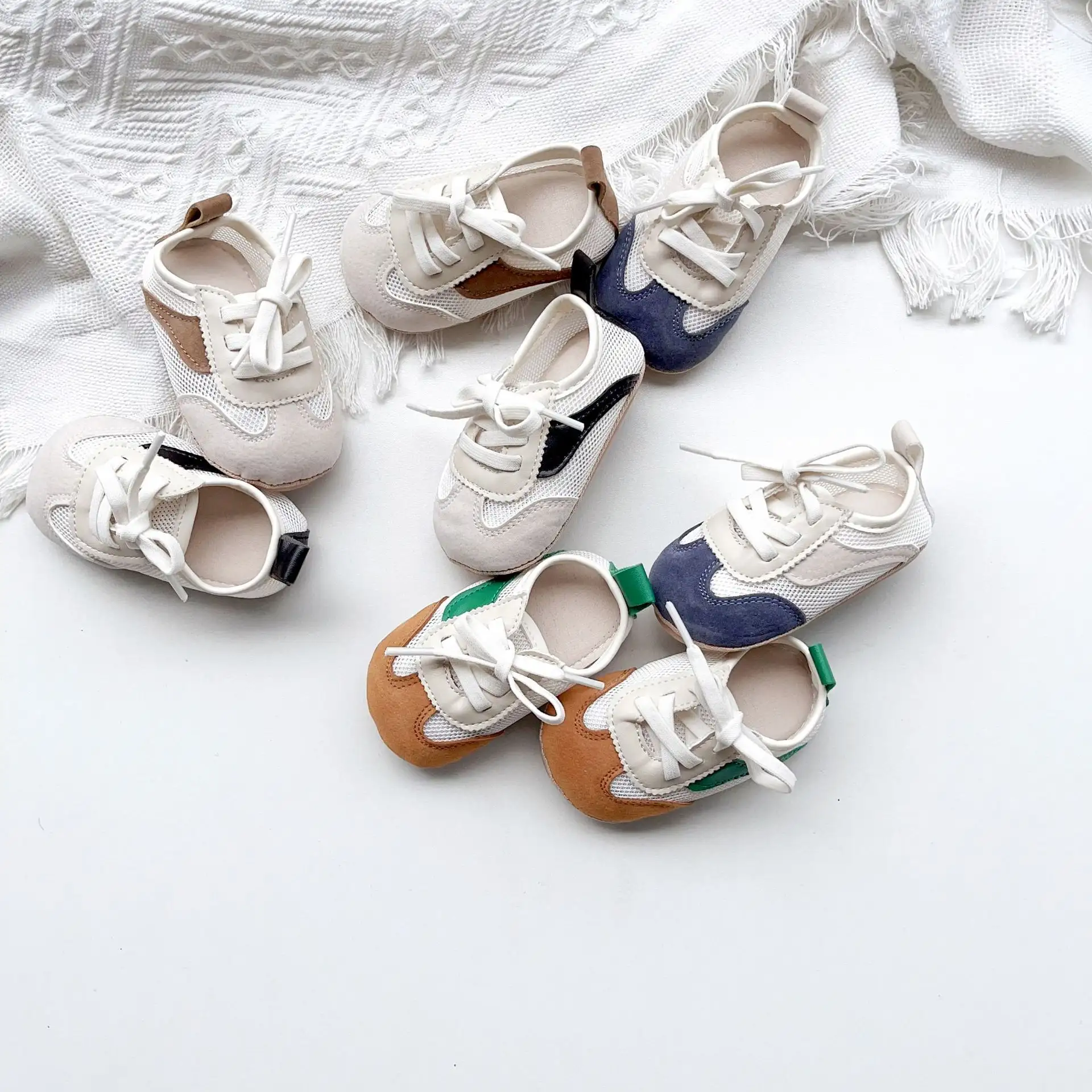 Baby Shoes Hollow Mesh Surface Toddler Breathable Soft Bottom