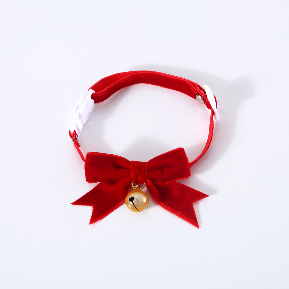 Title 8, Spring Festival Christmas Velvet Hand Bow Tie A...