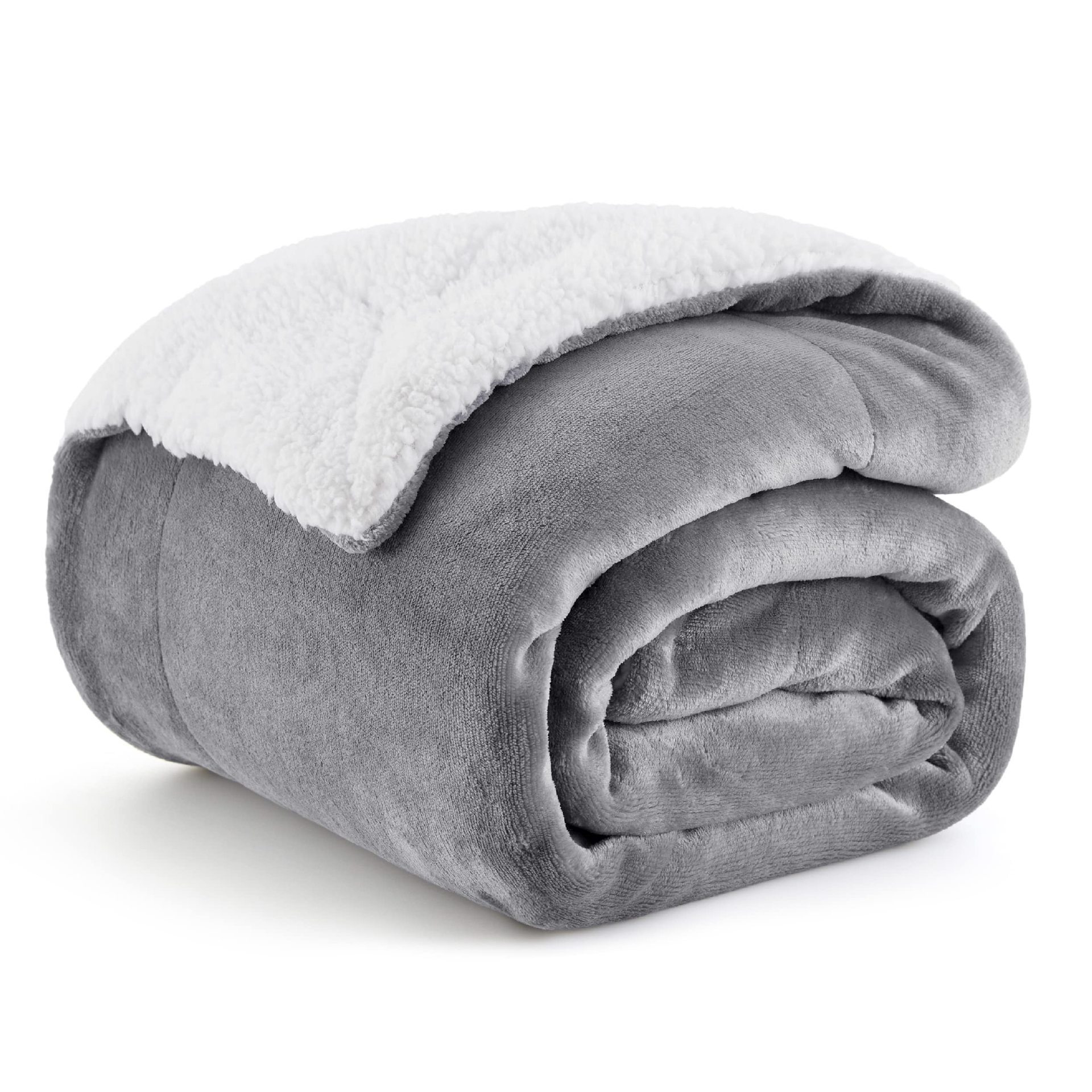 Plush Bed Blanket, Double-Sided