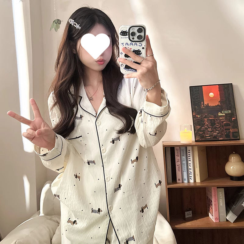 Cartoon Cloud Cotton Can Be Worn Outside Student Homewear Suit