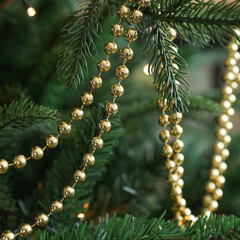 Plastic Beaded Christmas Tree Decoration Chain