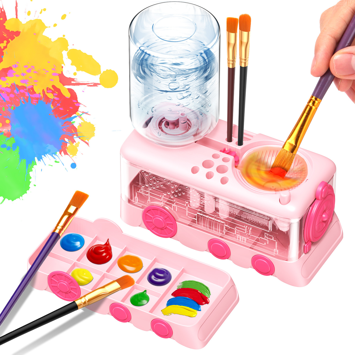 Graffiti Paint Art Painting Palette Recycling Washer And Brush Washer