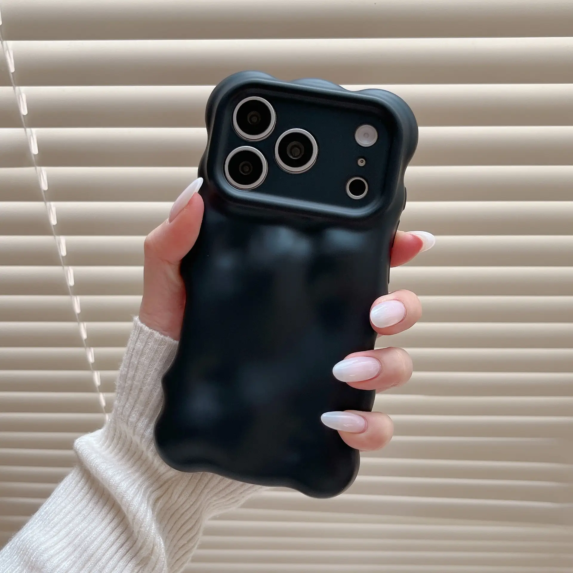 3D Meteorite Wave Case Compatible Phone