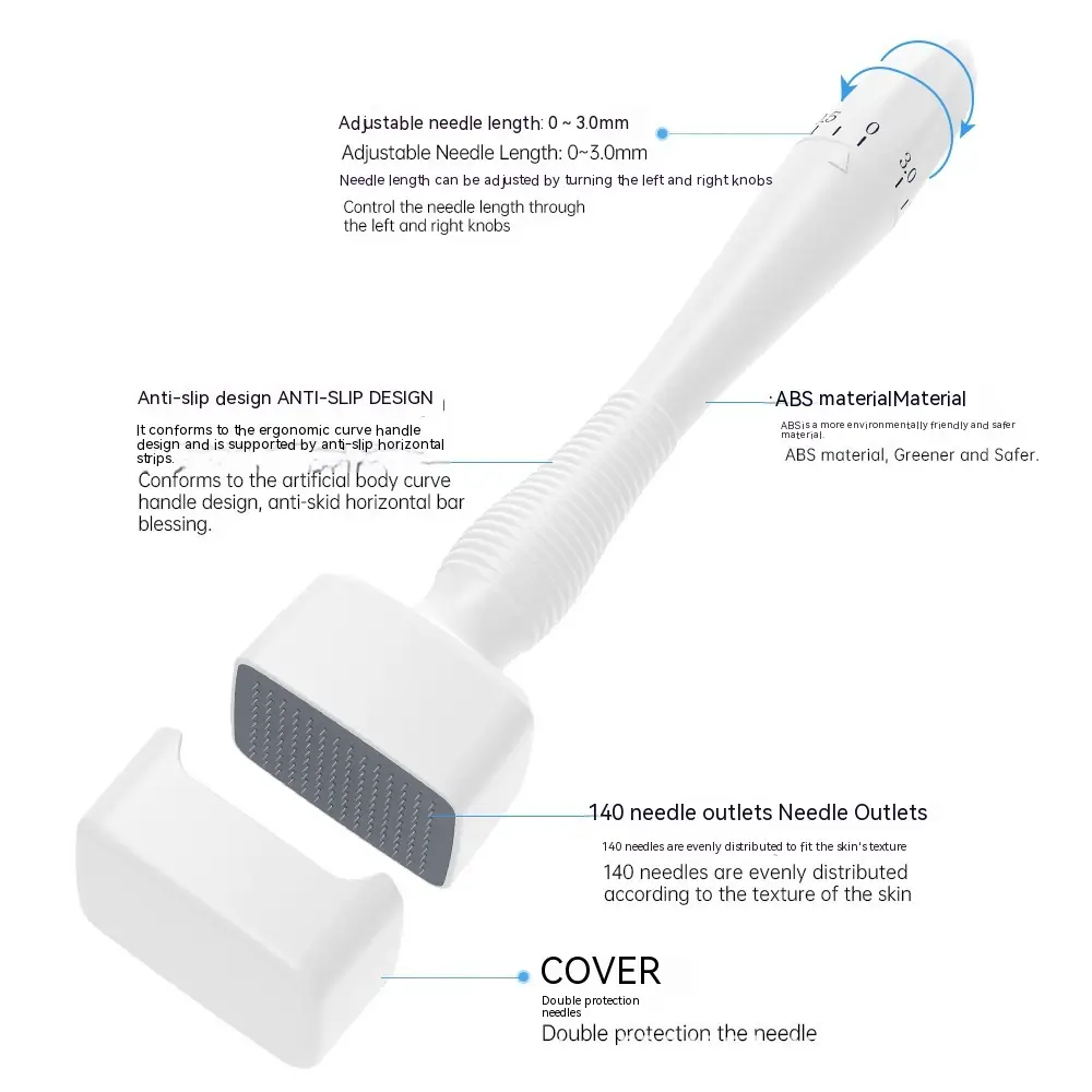 Micro Needle Adjustable Beauty Stamp Roller