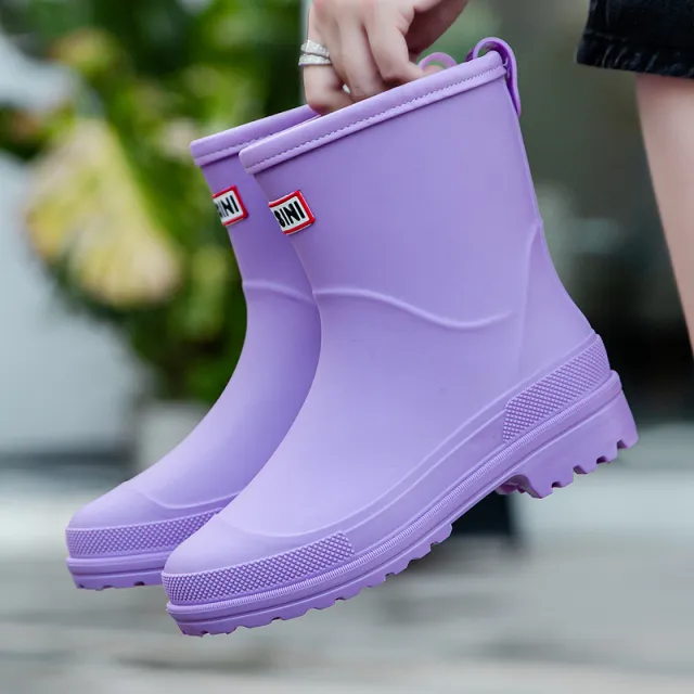Women's fashionable rain boots, suitable for students Purple - Shop at LoveMi