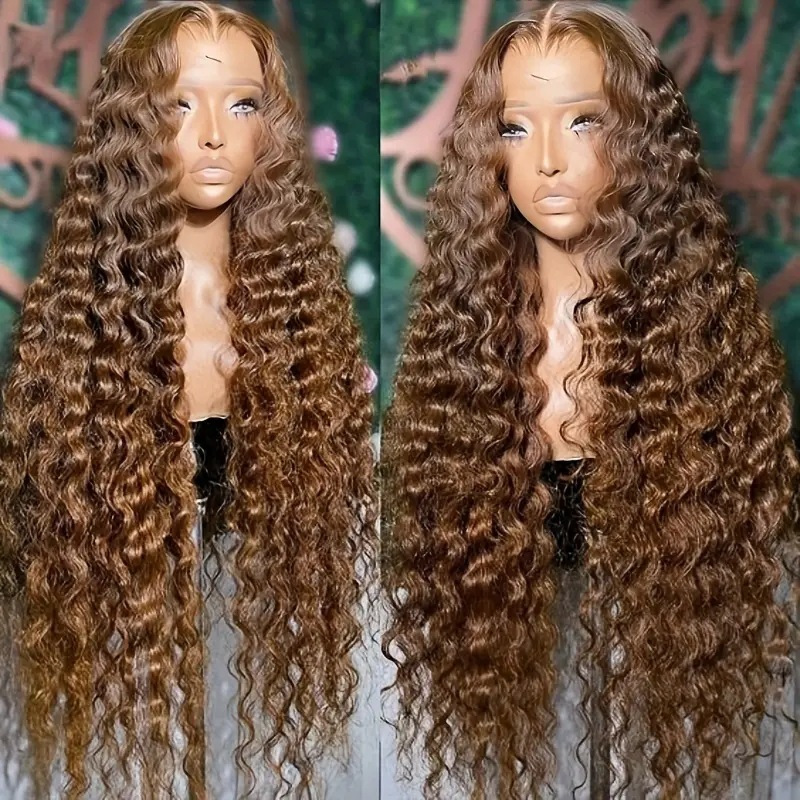 Womens Medium-length African Small Curls