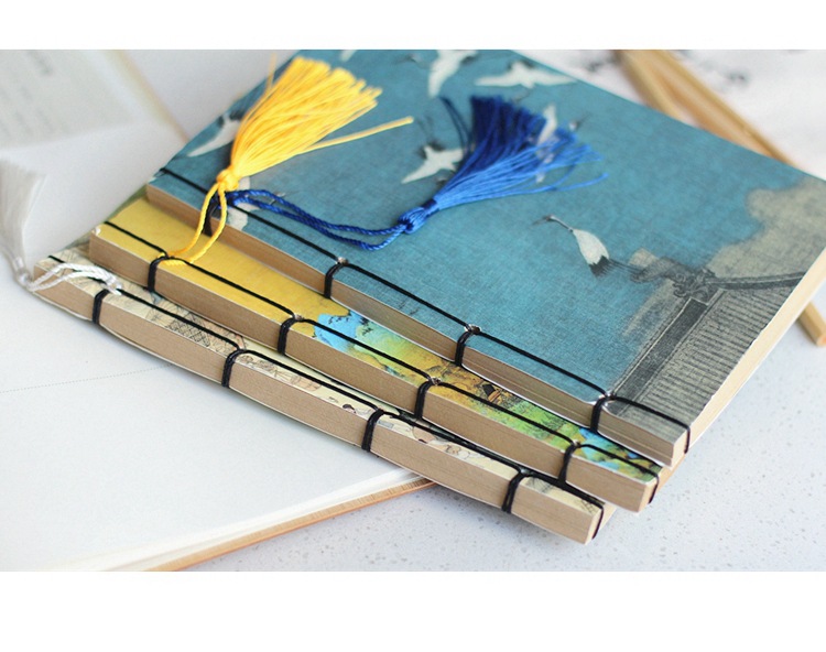 Retro Famous Painting Lined Antique Hand Ledger