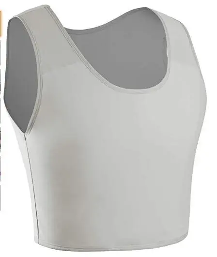 Fashion Summer Yoga Solid Color Slim Fit Round Neck Camisole Casual Vest Gray - Shop at LoveMi