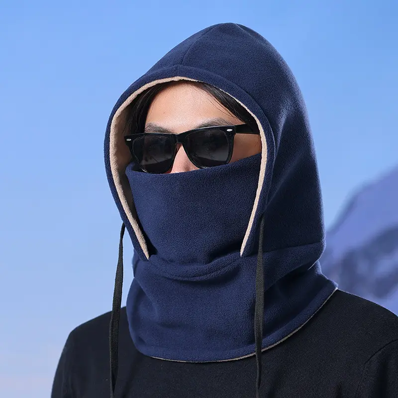 Winter Electric Vehicle Windproof Hat Thickened Outdoor