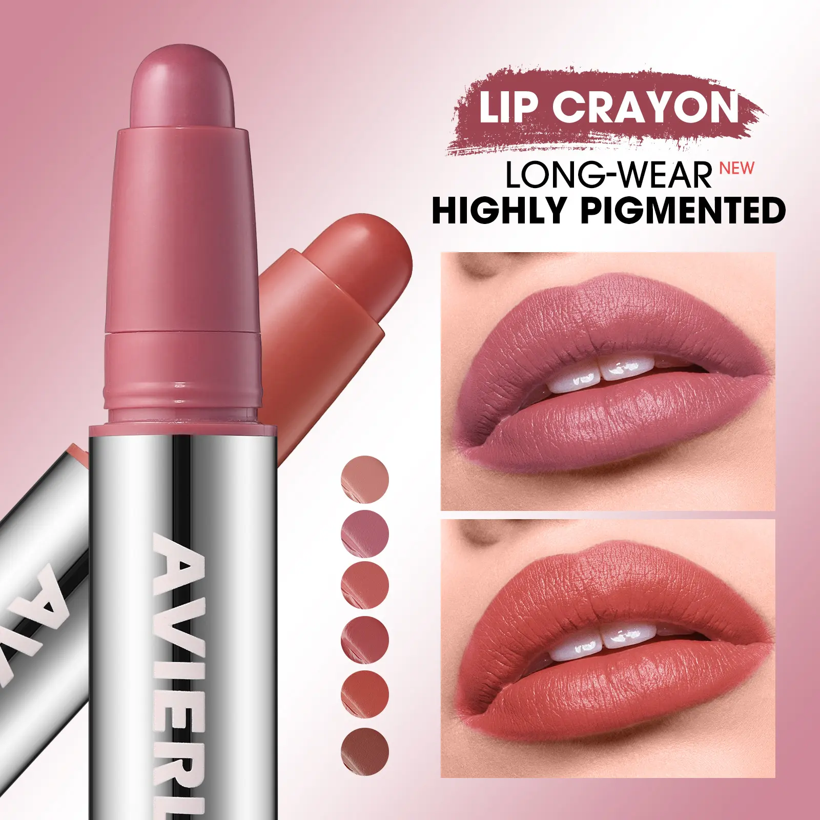 Smooth Matte Lipstick Long-lasting And Waterproof