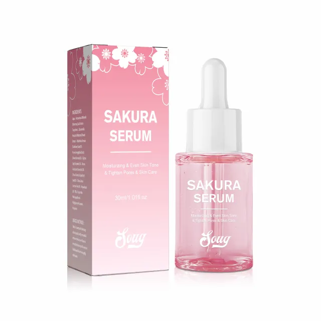 Centella Asiatica Facial Shrink Pores Moisturizing Brightening Skin Repair Soothing Cherry Blossom - Shop at LoveMi