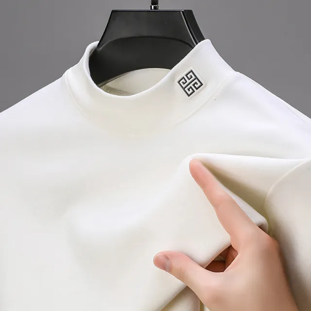 Thick Warm T shirt Brushed Inner Wear White - Shop at LoveMi