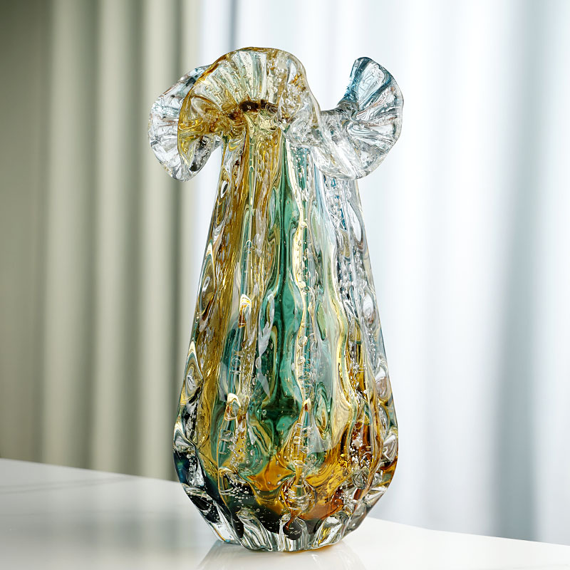 Light-luxury Living Room Gradient-colored Flower Vase