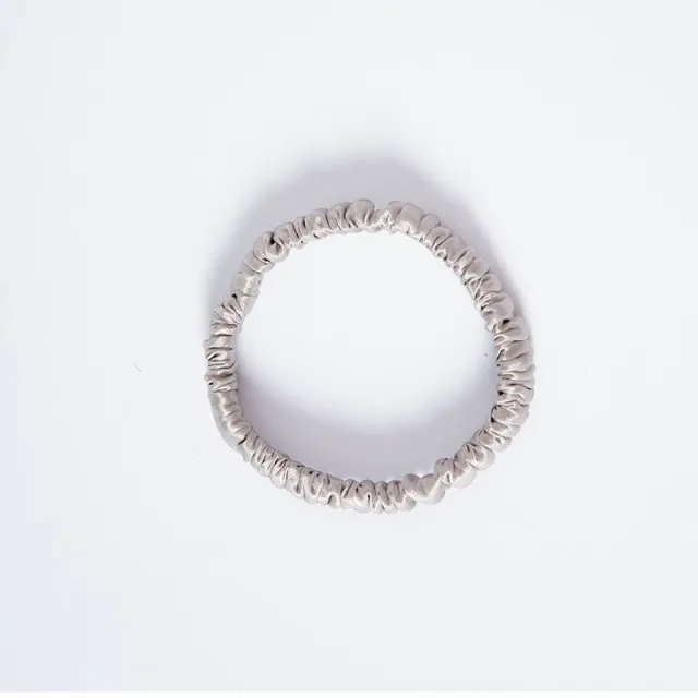 Silk Fine Hair Band Multicolor Does Not Hurt Hair Elastic Hair Band Dark Gray - Shop at LoveMi