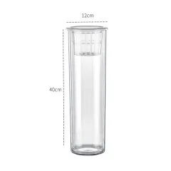 Living Room Micro Landscape Desktop Ecological Pot Transparent Plastic Creative Decoration Fish Tank - 5013 Cylinder 855 - View 1