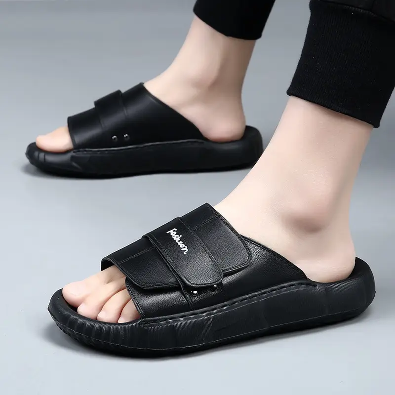 Outdoor Non-slip Abrasion-resistant Sandals Made From Full-grain