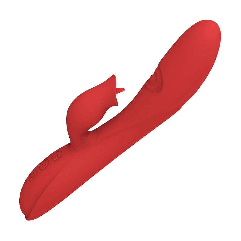 Women's Double-headed 7-frequency Vibrator Silicone Charging Masturbation Device 5