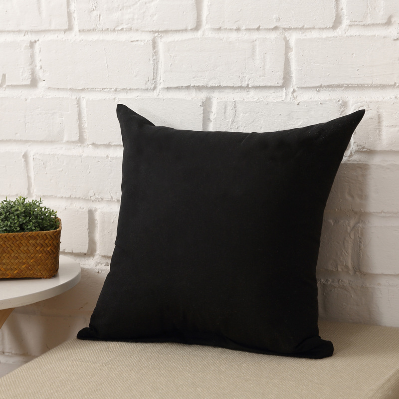 Black Pillow Cover