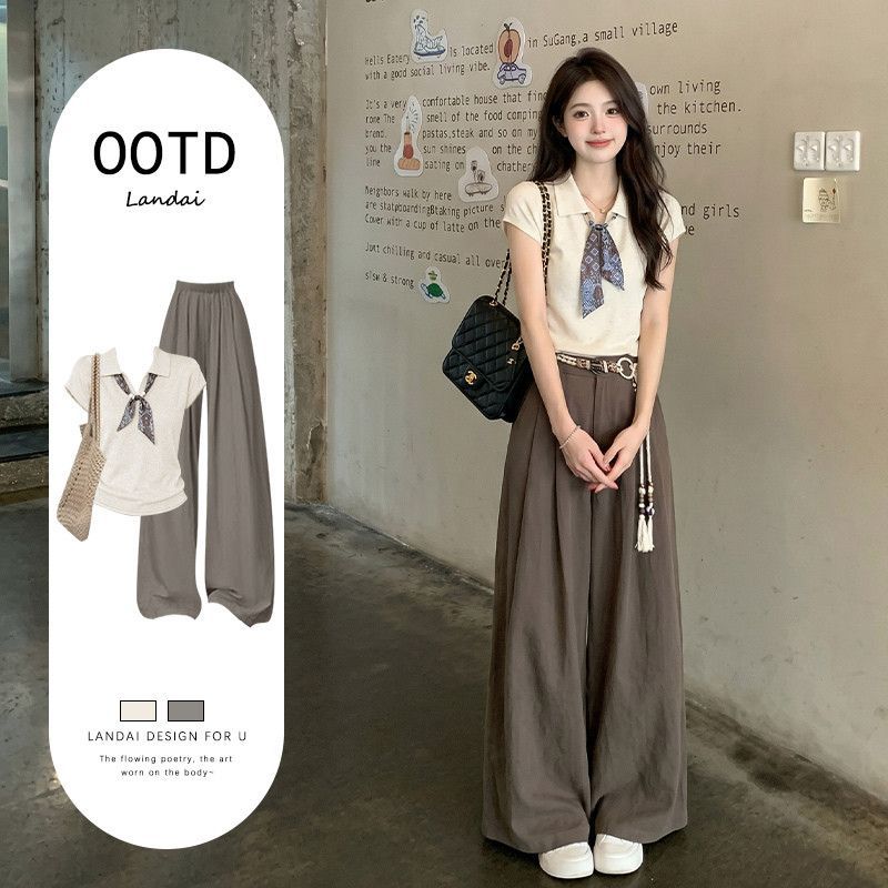 Old-money-style Short-sleeve T-shirt Set