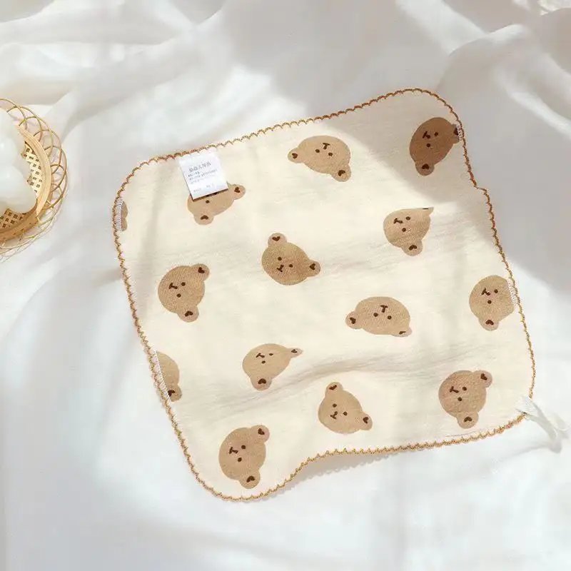 Cotton Yarn Baby Face Towel Milk Feeding