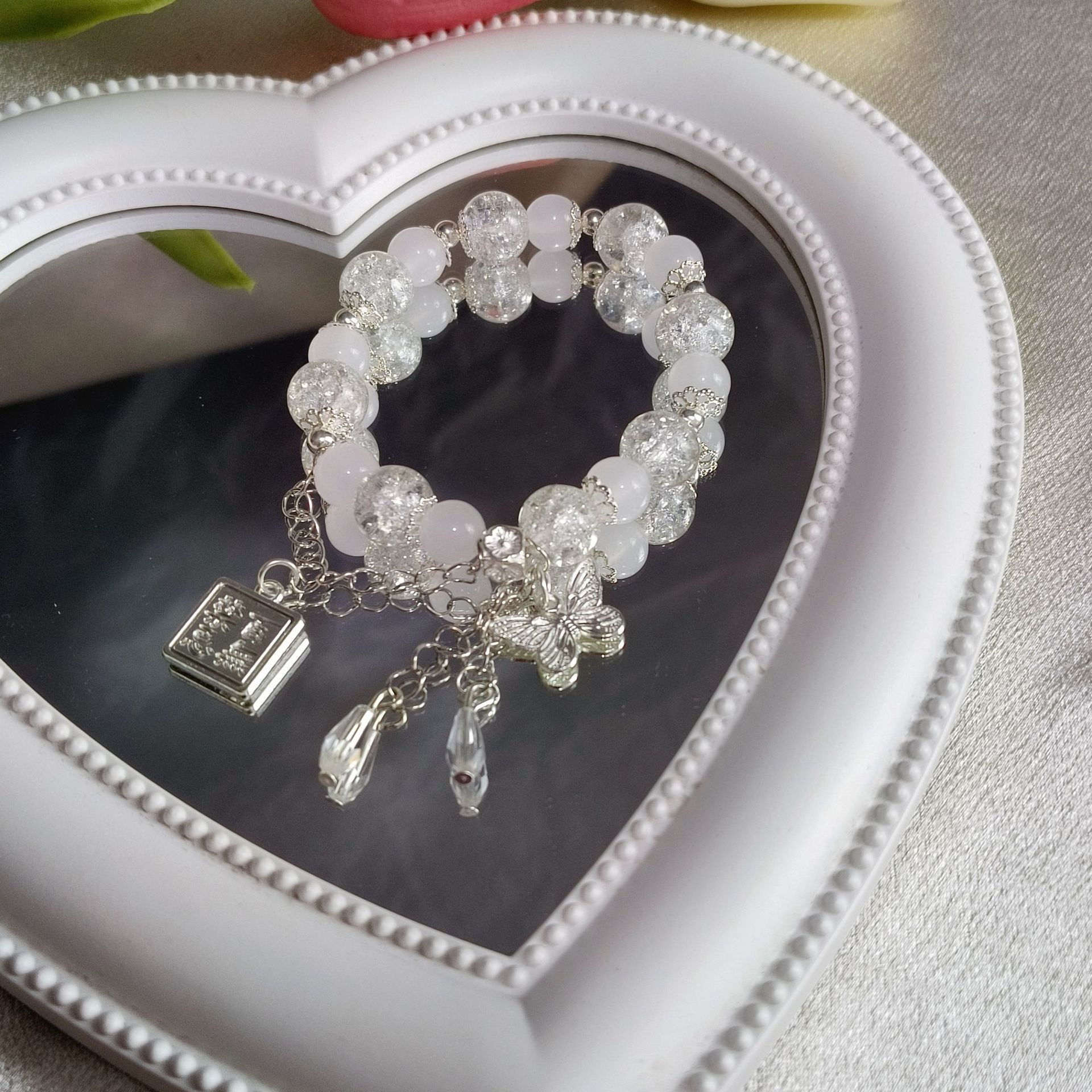 New Chinese-style Zen-inspired Vintage Natural Stone Bead Bracelet