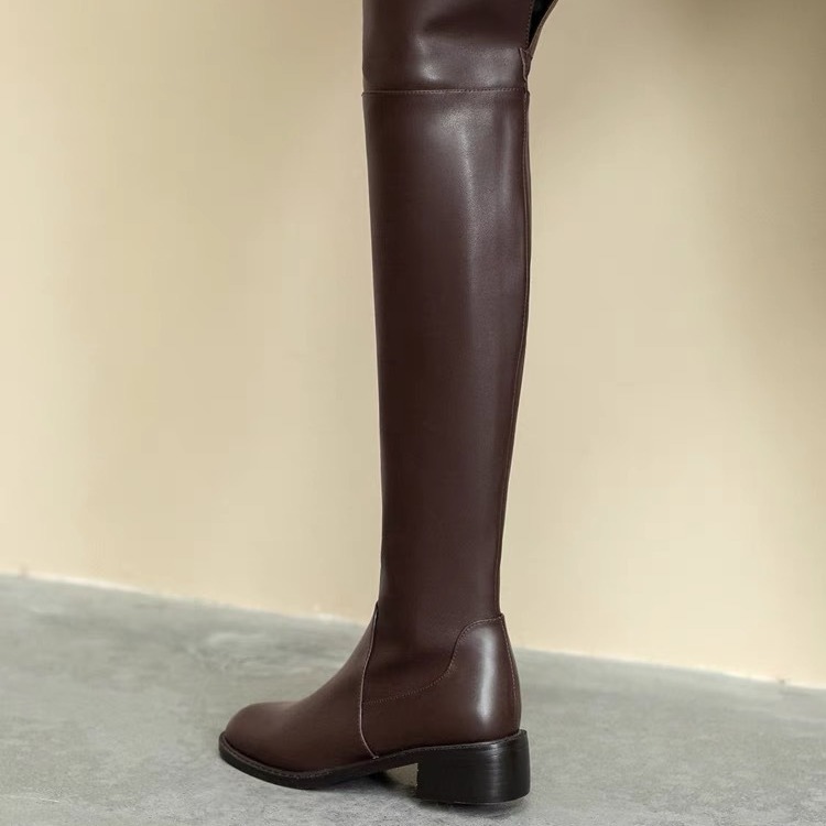 Microfiber Over-the-Knee Boots, picture 2 of 5