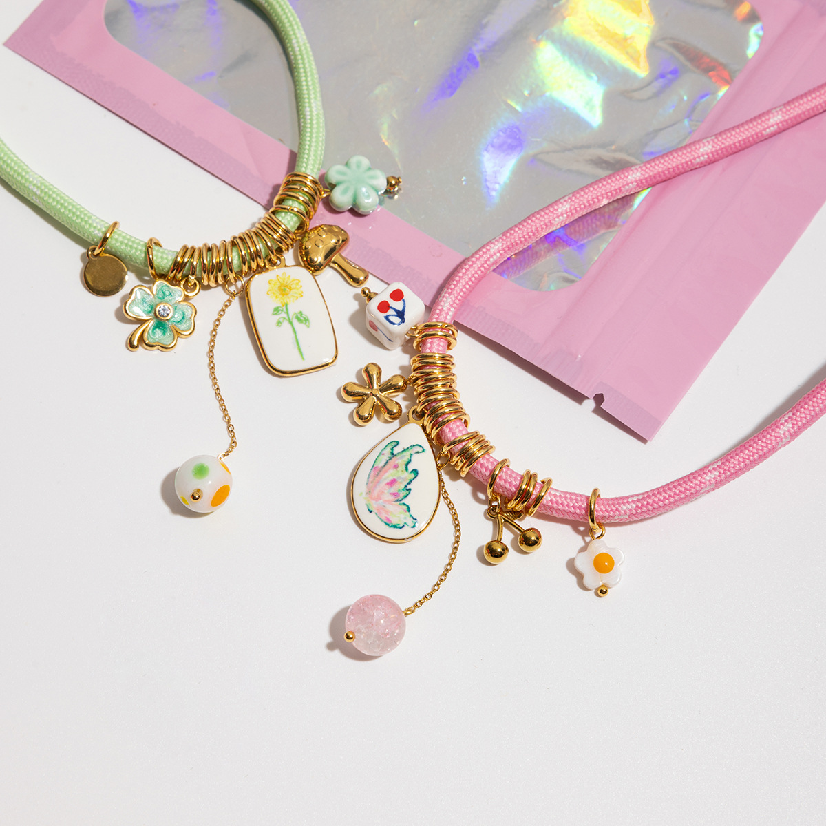 Collier Trèfle à Quatre Feuilles Acier — Chance et Élégance - image 4