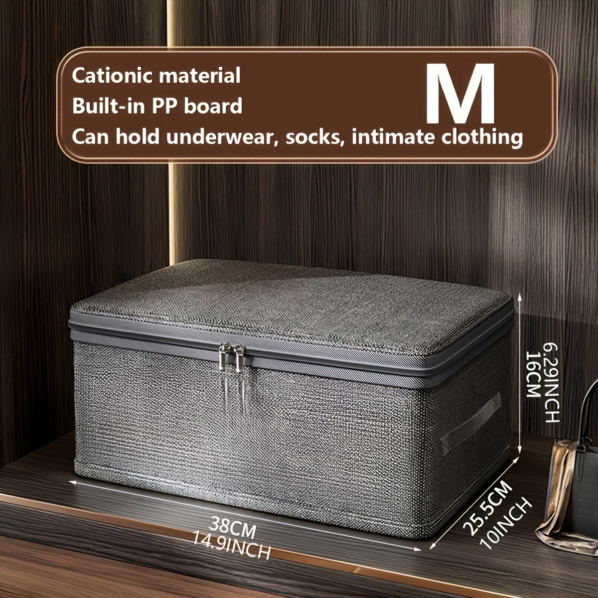 Foldable Storage Box With A Combination Lock 5