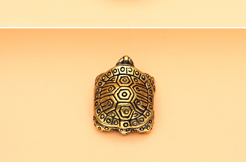 Title 3, Turtle Car Decoration Made Of Brass Metal