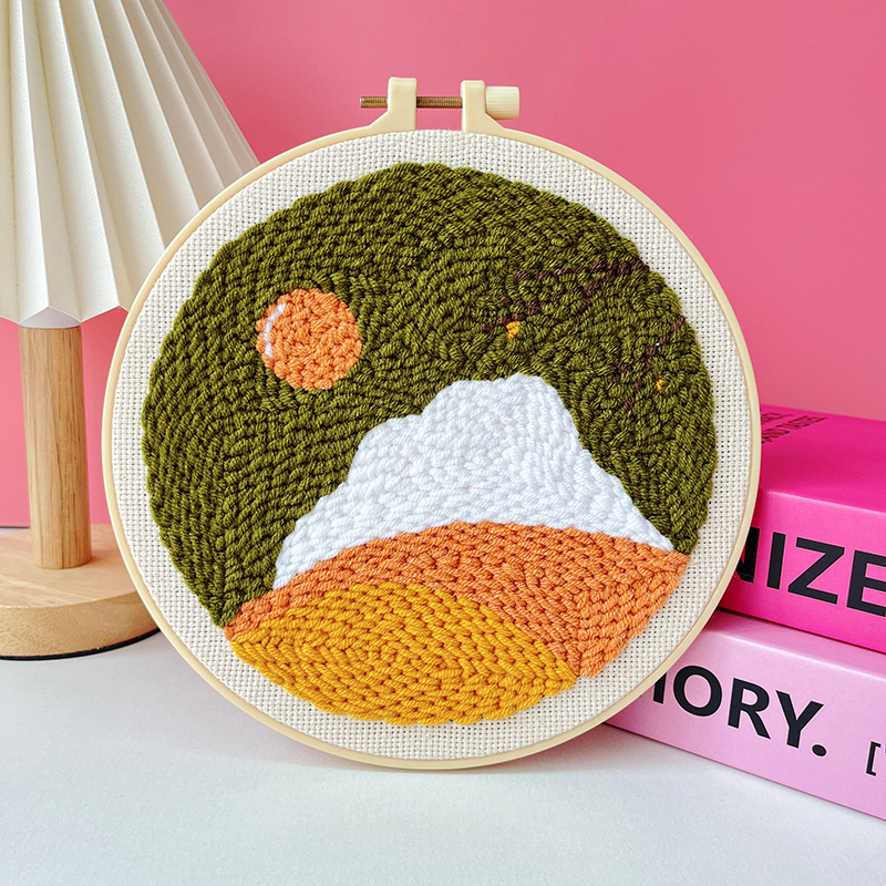 Punch Needle Landscape Embroidery Kit - Image 3