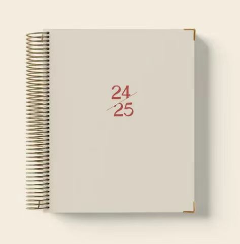 Title 2, 24to25 Daily Planner Annual Planning Notebook