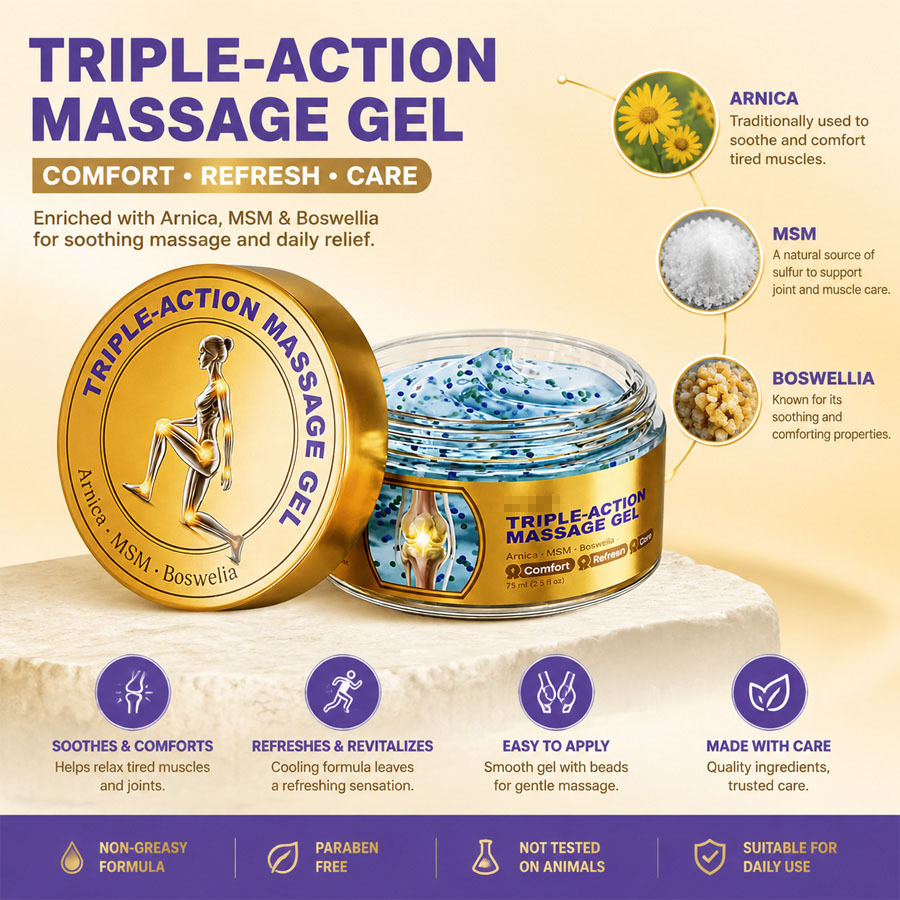 Gel de Masaje Refrescante