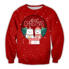 3D Digital Printing Christmas Hoodie - Yq0330-M - View 1