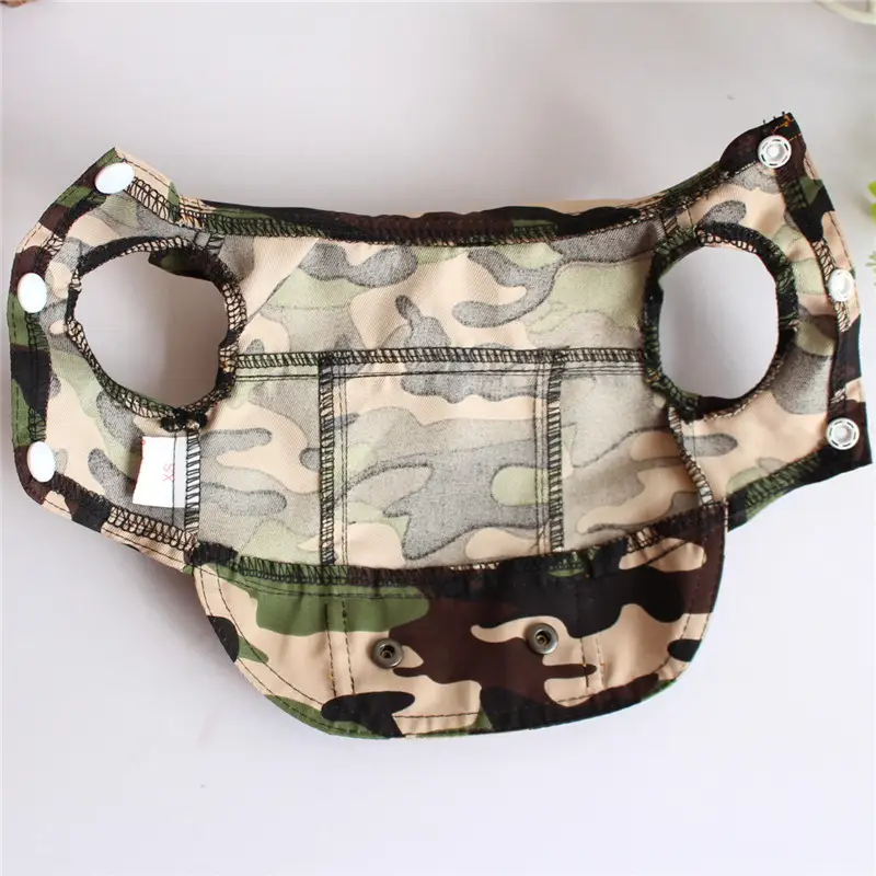 Pet Clothes Autumn And Winter Camouflage Vest