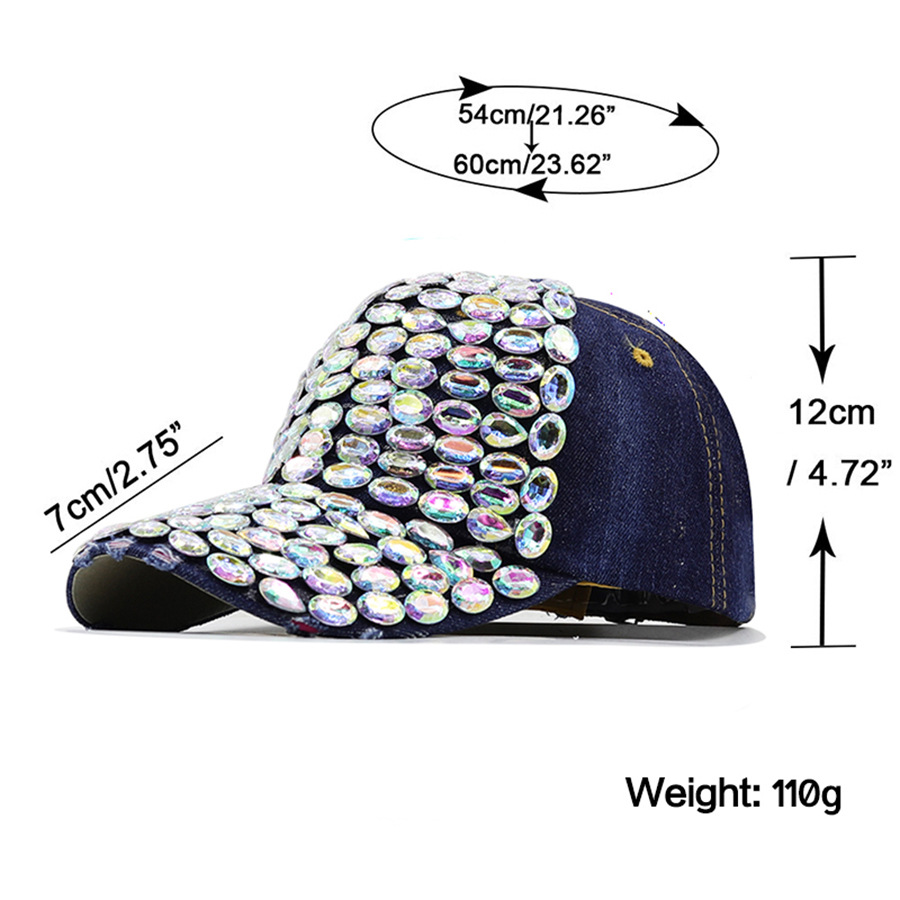 Fashion Diamond Summer Baseball Cap