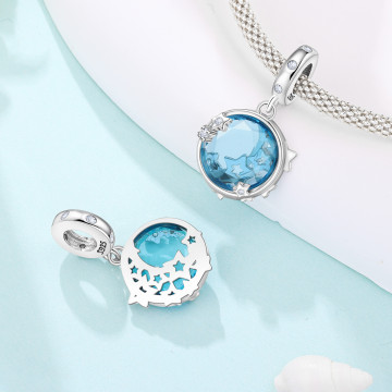 Starry Sky Astronaut Diy Bracelet String Beads Pendant
