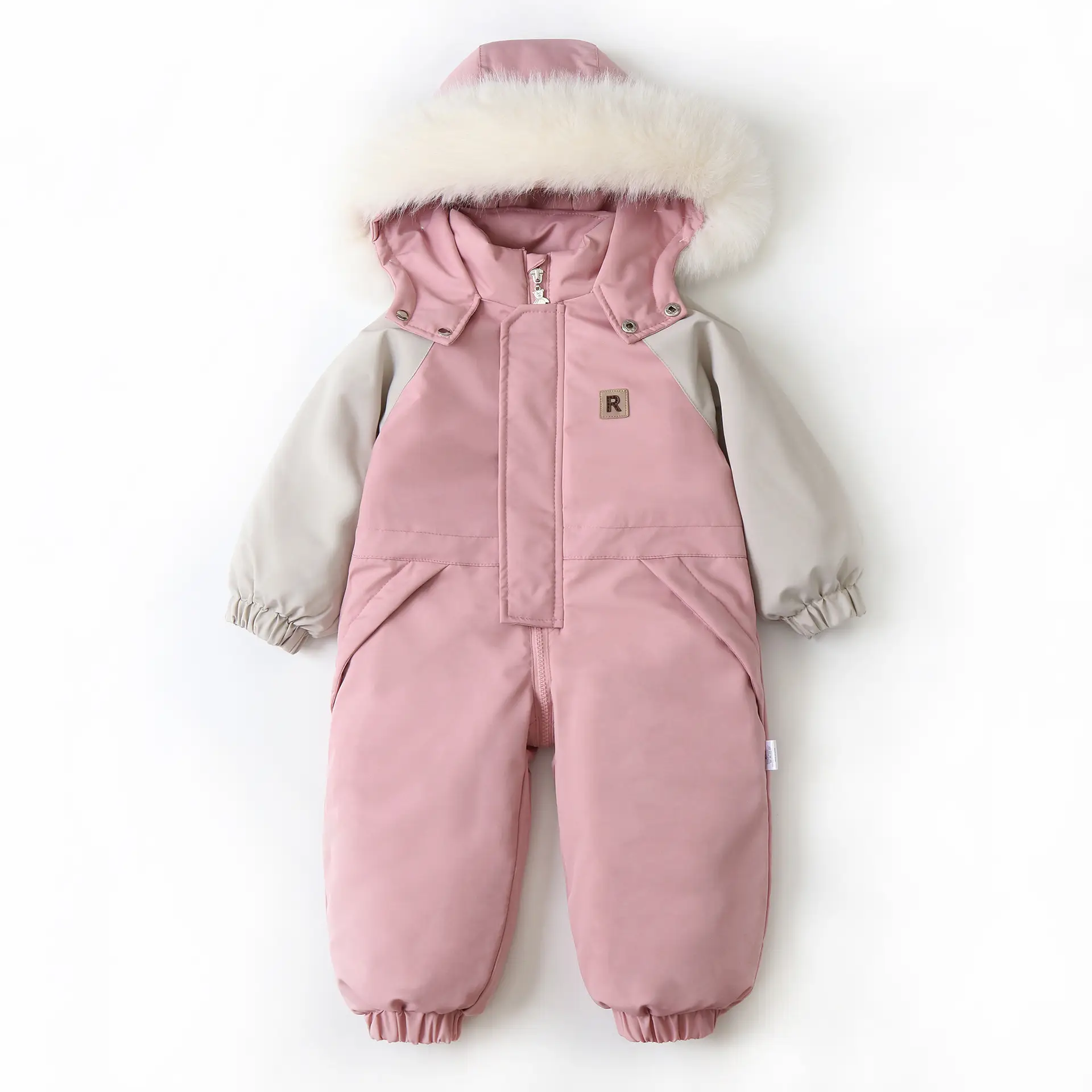Color Matching Thin Children's Ski Suit Jumpsuit