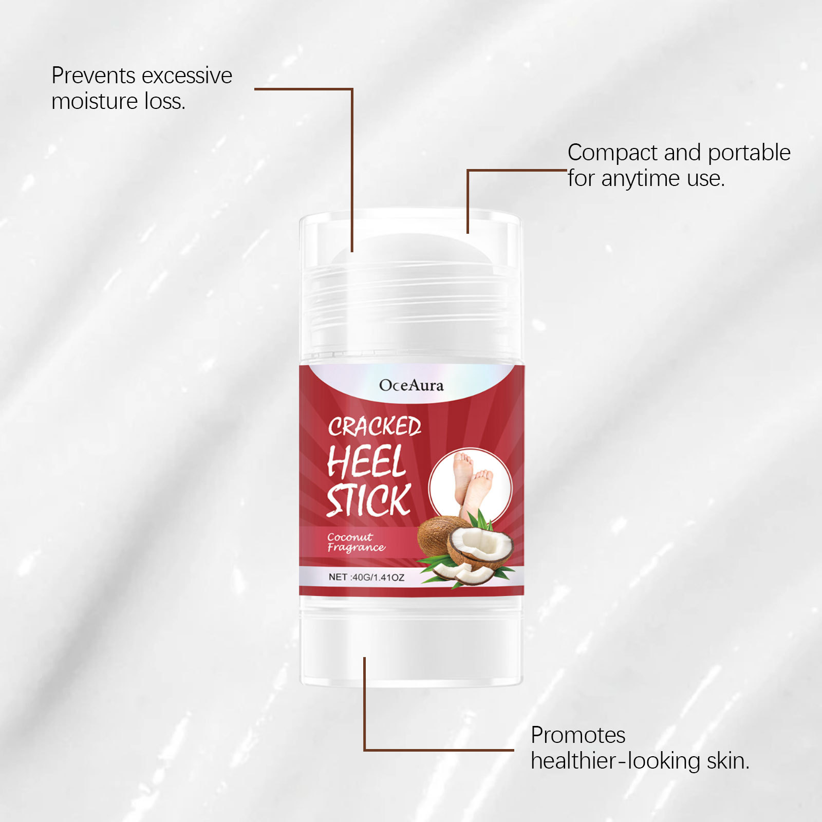 Moisturizing And Hydrating Foot Care Stickconvenient And Easy To Use - Image 2