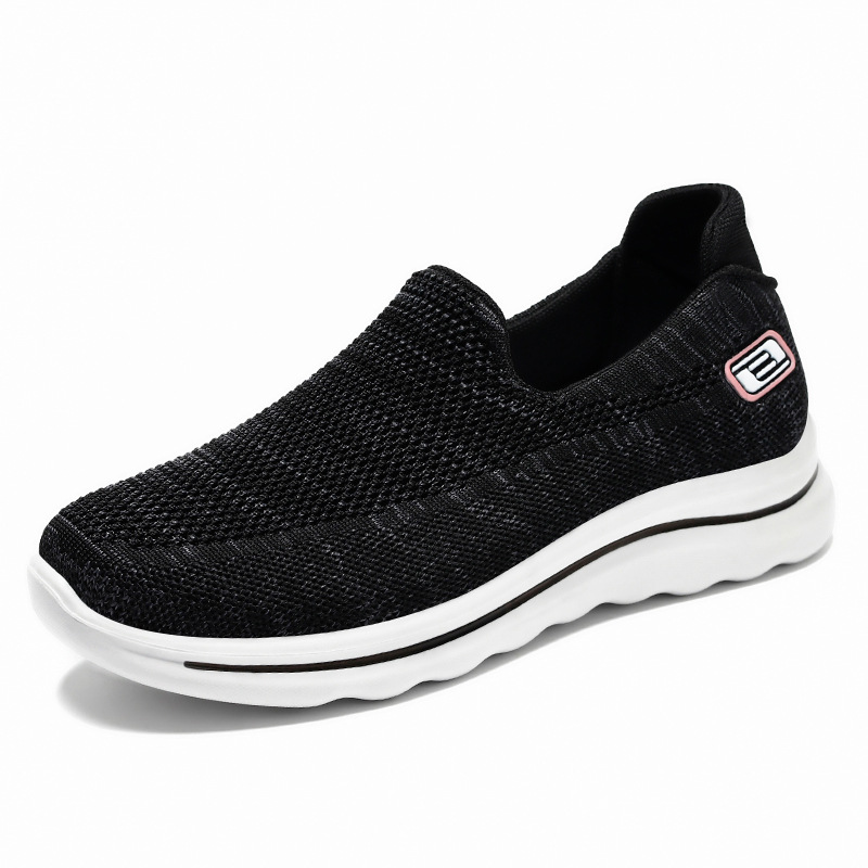 Women's Comfortable Breathable Middle-aged And Elderly Slip-on Sneakers - Image 3