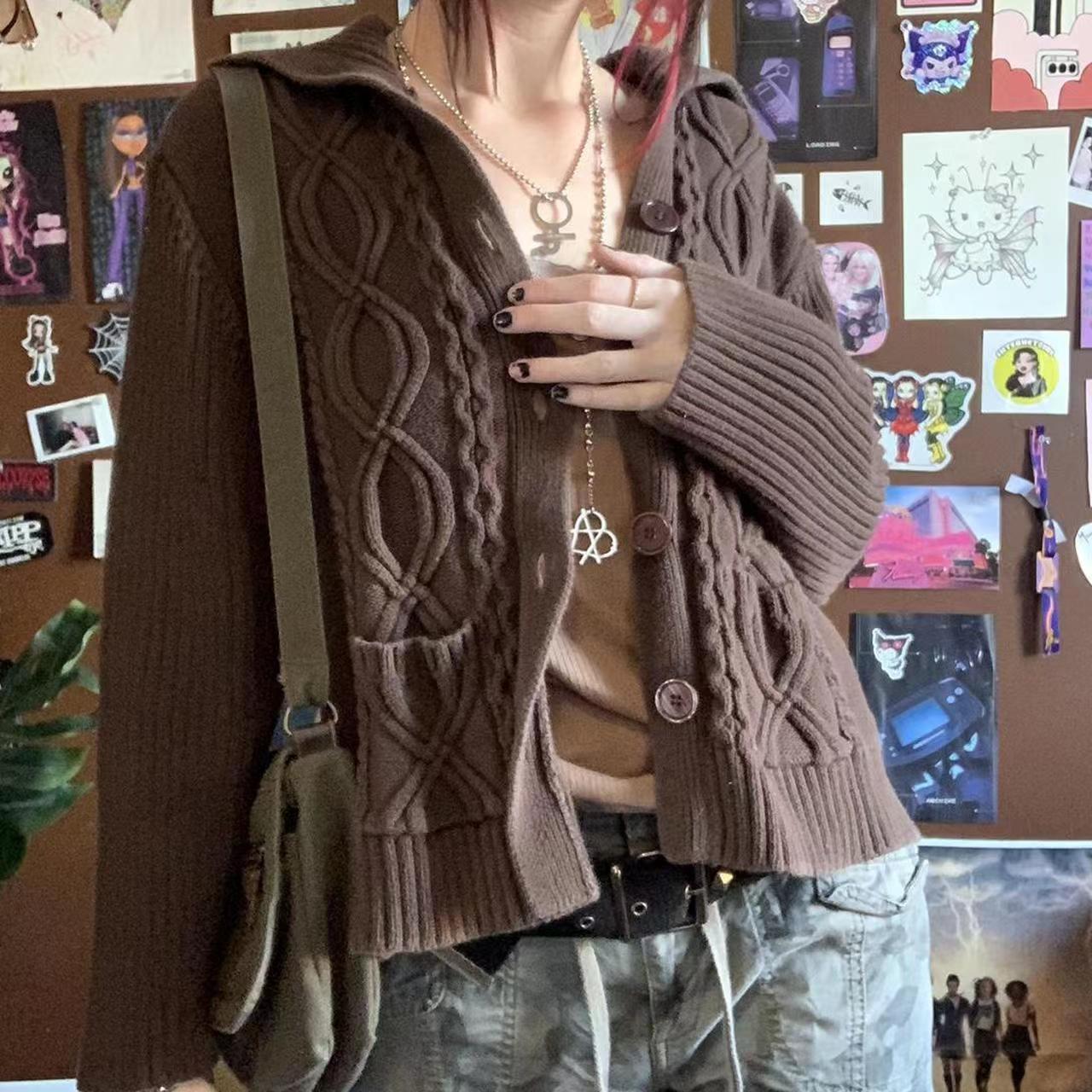 Women's Loose And Lazy Style Knitted Cardigan Jacket