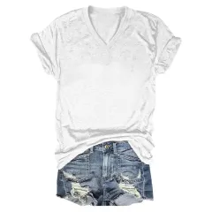 Smooth As Tennessee Whiskey Sweet As Strawberry Wine Spring And Summer New English Solid Color Printing T-shirt - White - View 1